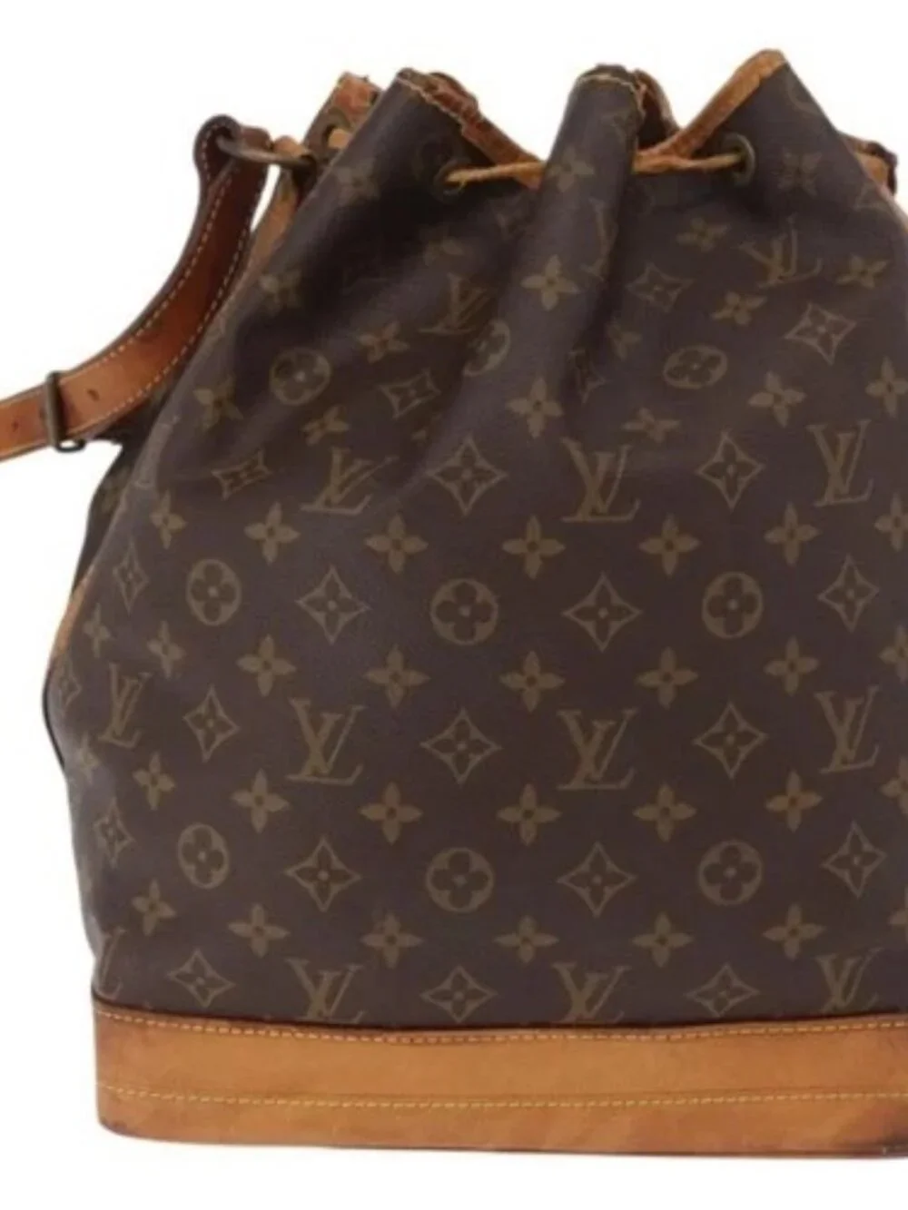 LOUIS VUITTON Monogram Noe Shoulder Bag M42224 LV Auth bs31904